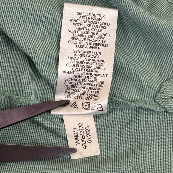 Travis Mathew Short Sleeve Polo Shirt Heather Green Golf Logo Size XL - Picture 5 of 7